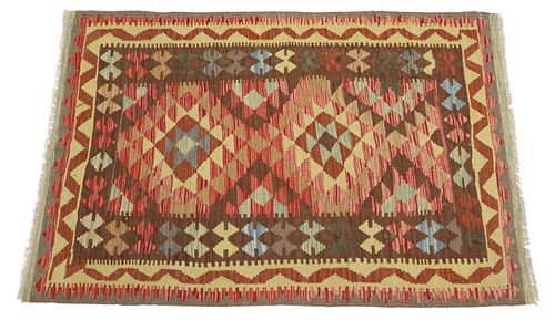 HAND-WOVEN PAKISTANI KILIM WOOL
