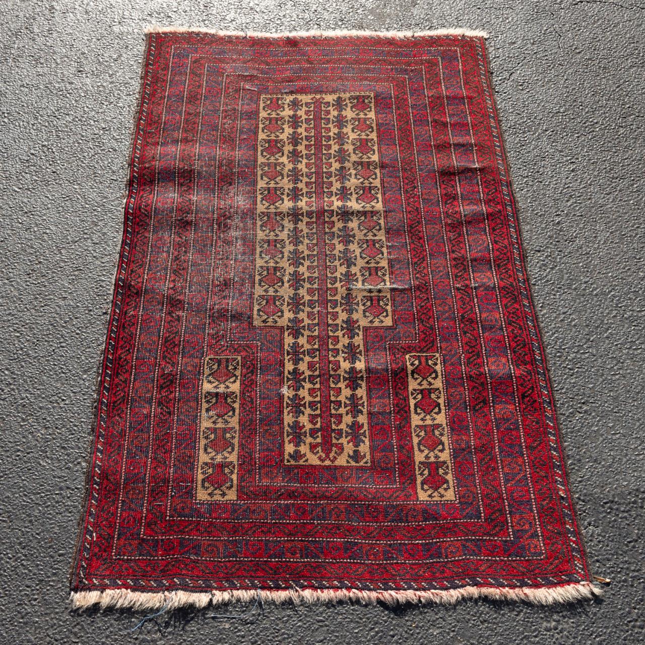 HAND WOVEN PERSIAN BALUCHI RUG,