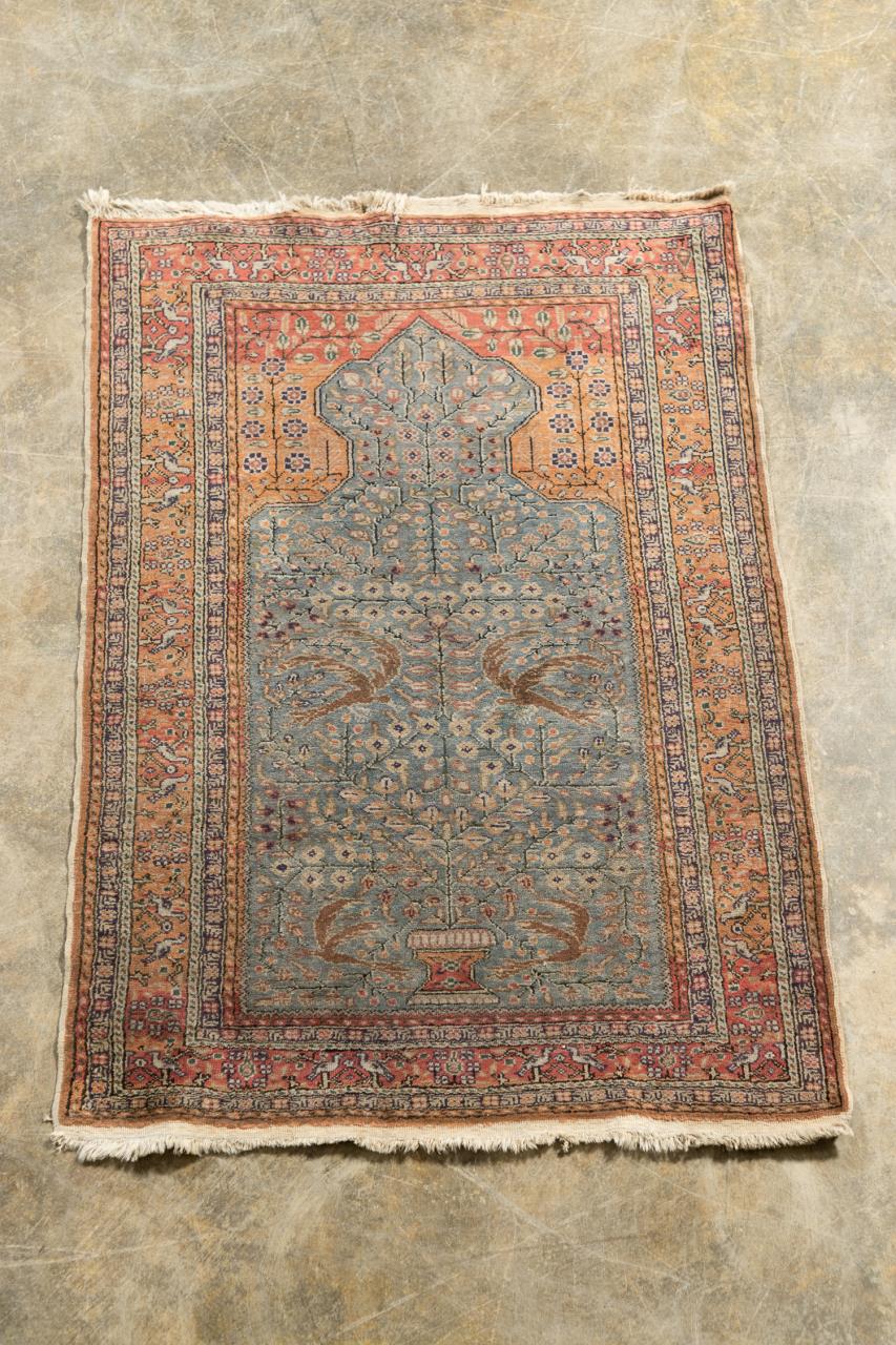 HAND WOVEN SINO-PERSIAN SILK PRAYER