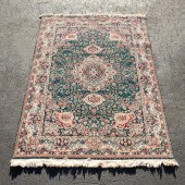 HAND WOVEN TABRIZ RUG, 8' 7" X