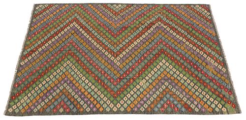 HAND-WOVEN TURKISH KILIM RUG,