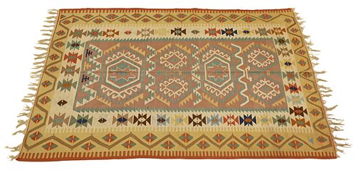 HAND-WOVEN TURKISH KILIM RUG,