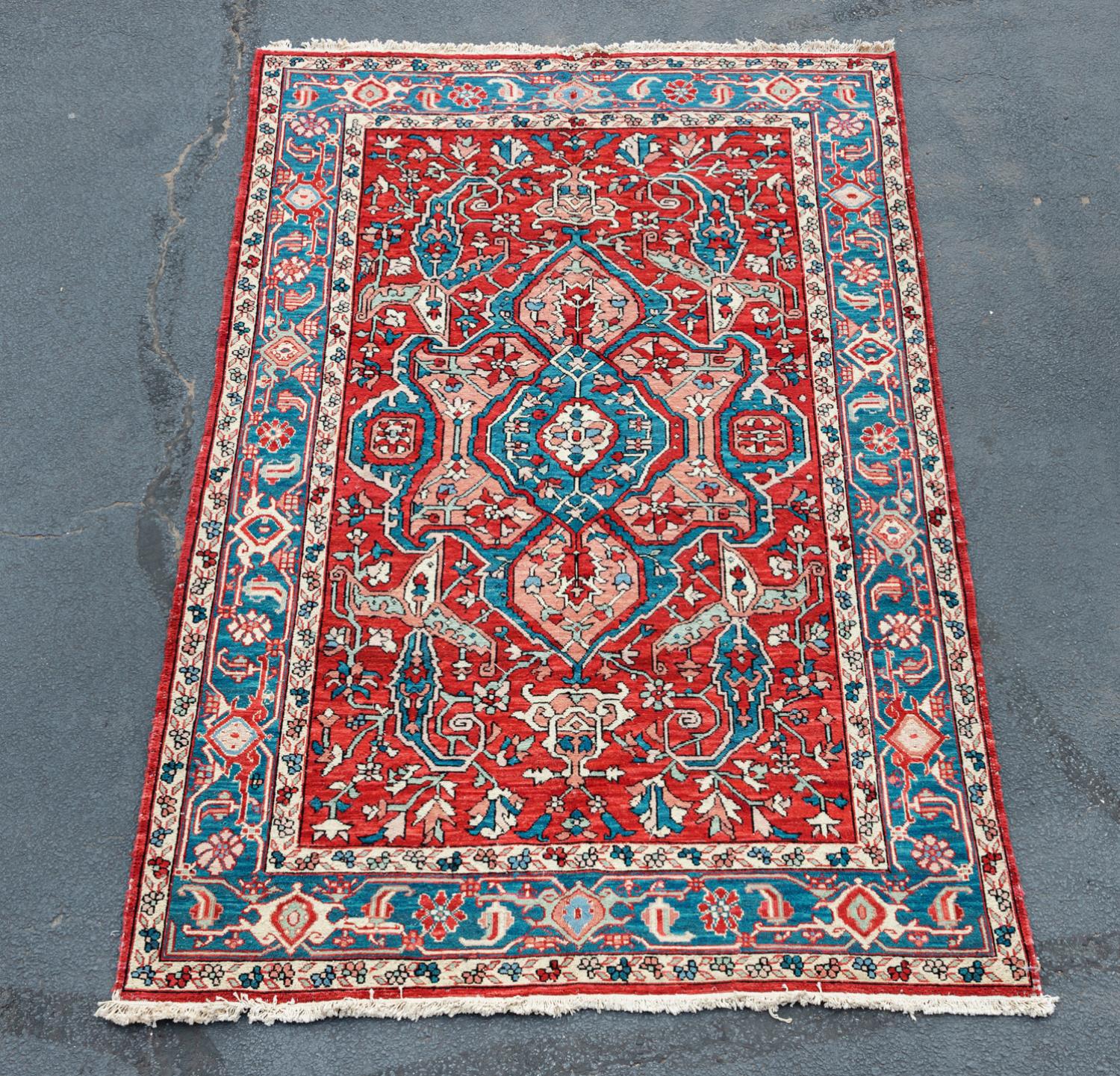 HAND WOVEN TURKISH SOUMAK CARPET, 9