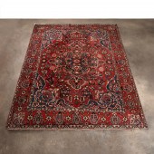 HAND WOVEN WOOL BAKHTIARI RUG,