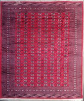HAND WOVEN WOOL BOKARA CARPETH