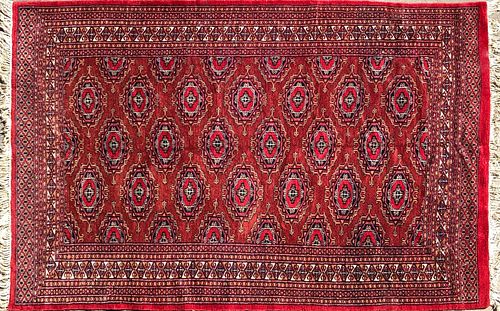 HAND WOVEN WOOL BOKARA CARPETHand