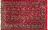 HAND WOVEN WOOL BOKARA CARPETH