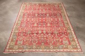 HAND WOVEN WOOL FLORAL SOUMAK