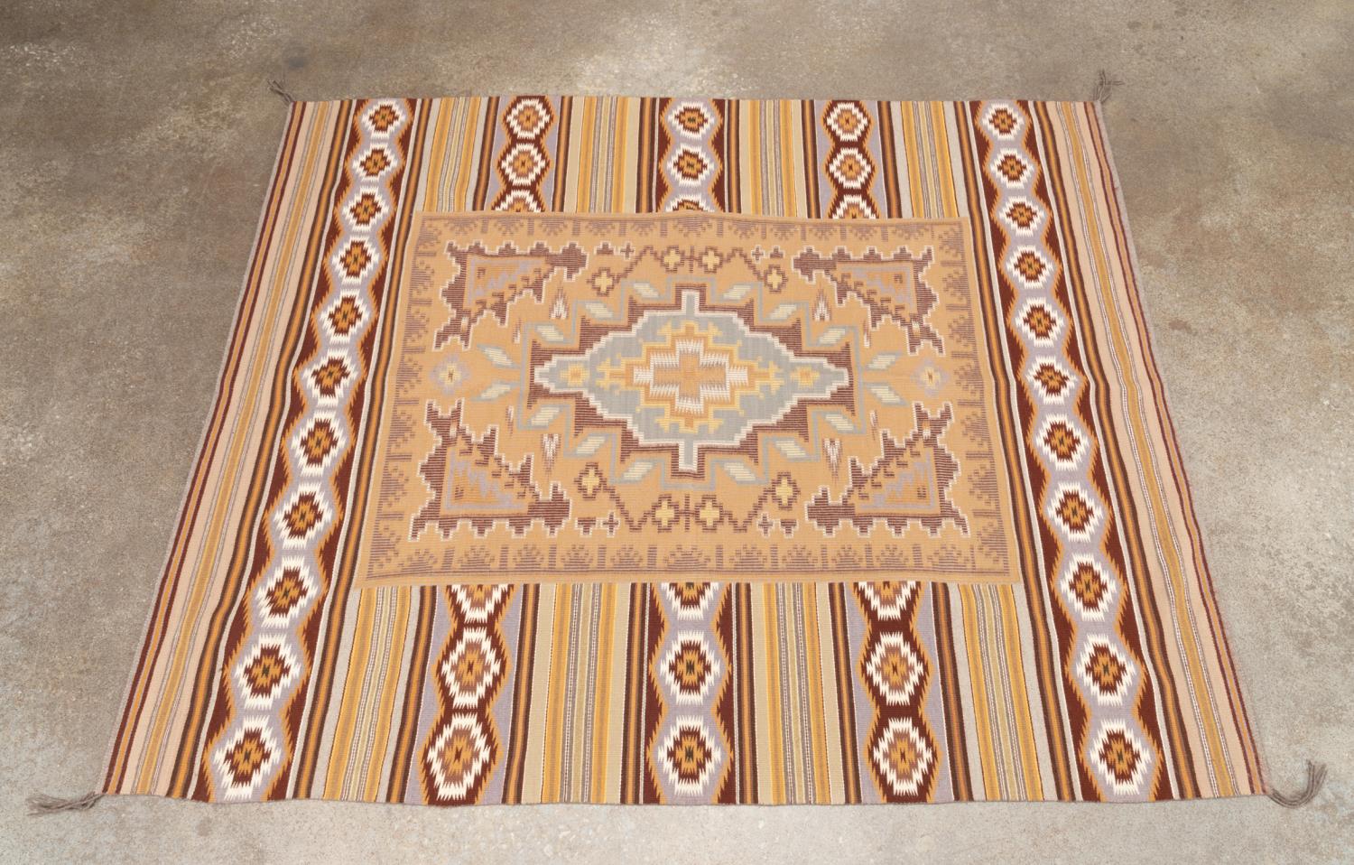 HAND WOVEN WOOL NAVAJO NEW LANDS