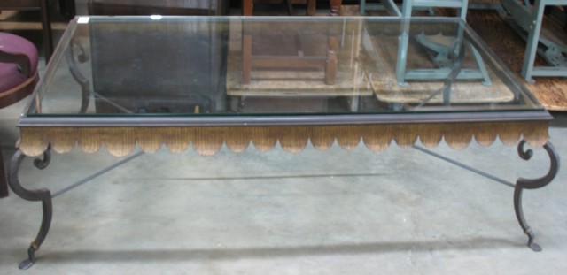 HAND WROUGHT AND PARCEL-GILT IRON
