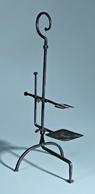 Hand wrought iron roasting rack,