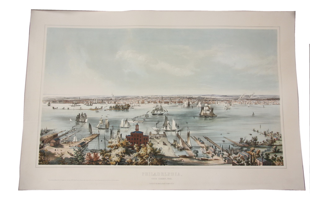 HANDCOLORED LITHO - Rare