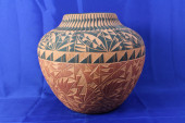 HANDCRAFTED ACOMA PUEBLO JAR W