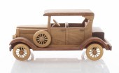 HANDCRAFTED WOODEN VINTAGE TOY