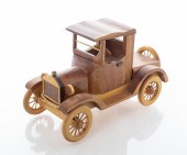 HANDCRAFTED WOODEN VINTAGE TOY