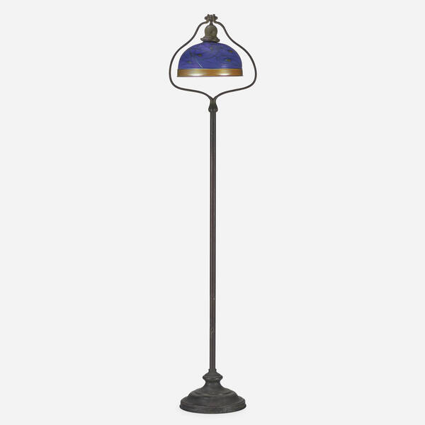 Handel and Steuben. Floor lamp with