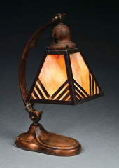 HANDEL ART DECO SLAG GLASS DES