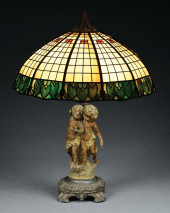 HANDEL ARTS & CRAFTS SLAG GLAS
