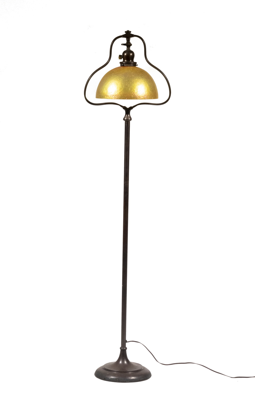 HANDEL BRONZE FLOOR LAMP WITH