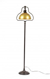 HANDEL BRONZE FLOOR LAMP WITH