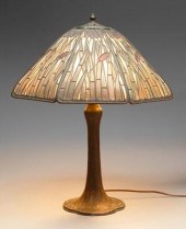 Handel cattail lamp, eight sta