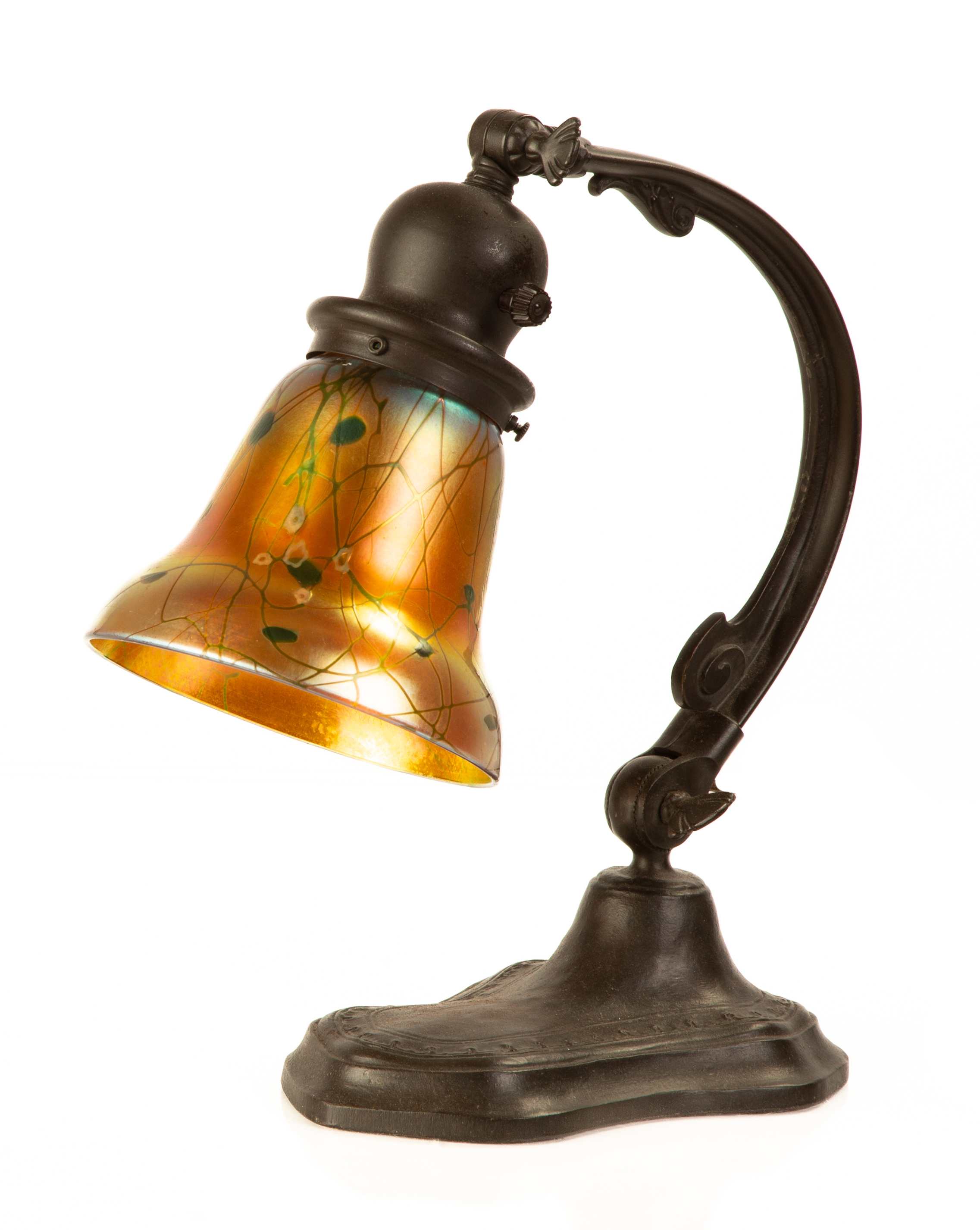 HANDEL DESK LAMP Steuben Millefiori