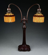 HANDEL DOUBLE STUDENT LAMP W/
