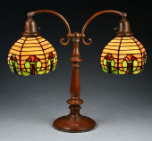 HANDEL DOUBLE STUDENT LAMP W/