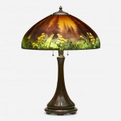 Handel. Fine table lamp with b