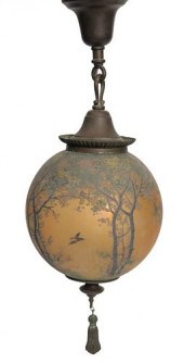 HANDEL GLOBE SHADE HANGING LAM