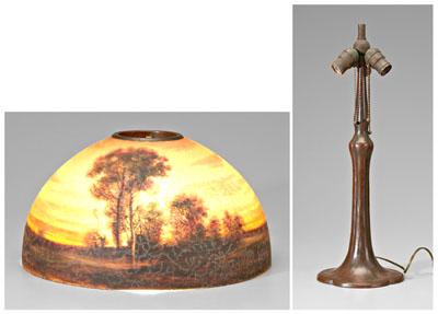 Handel lamp shade, base: bronze