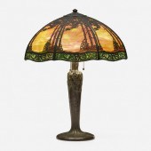 Handel. Rare Teroca table lamp