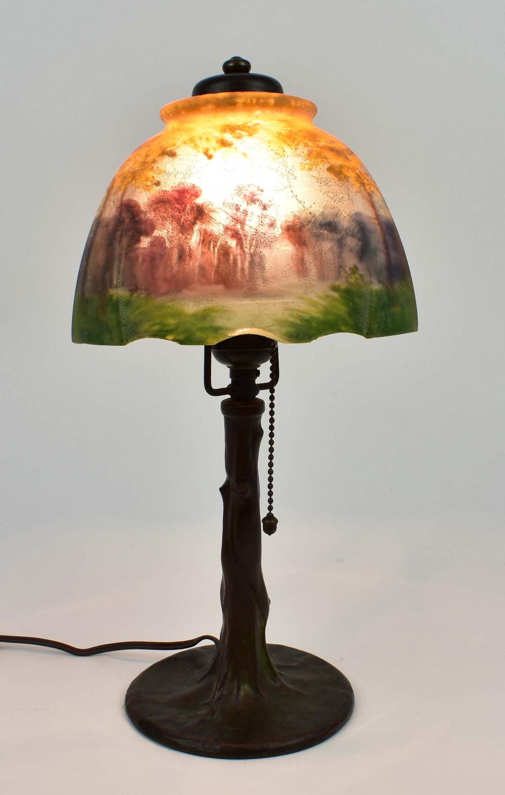 HANDEL REVERSE PAINTED GLASS