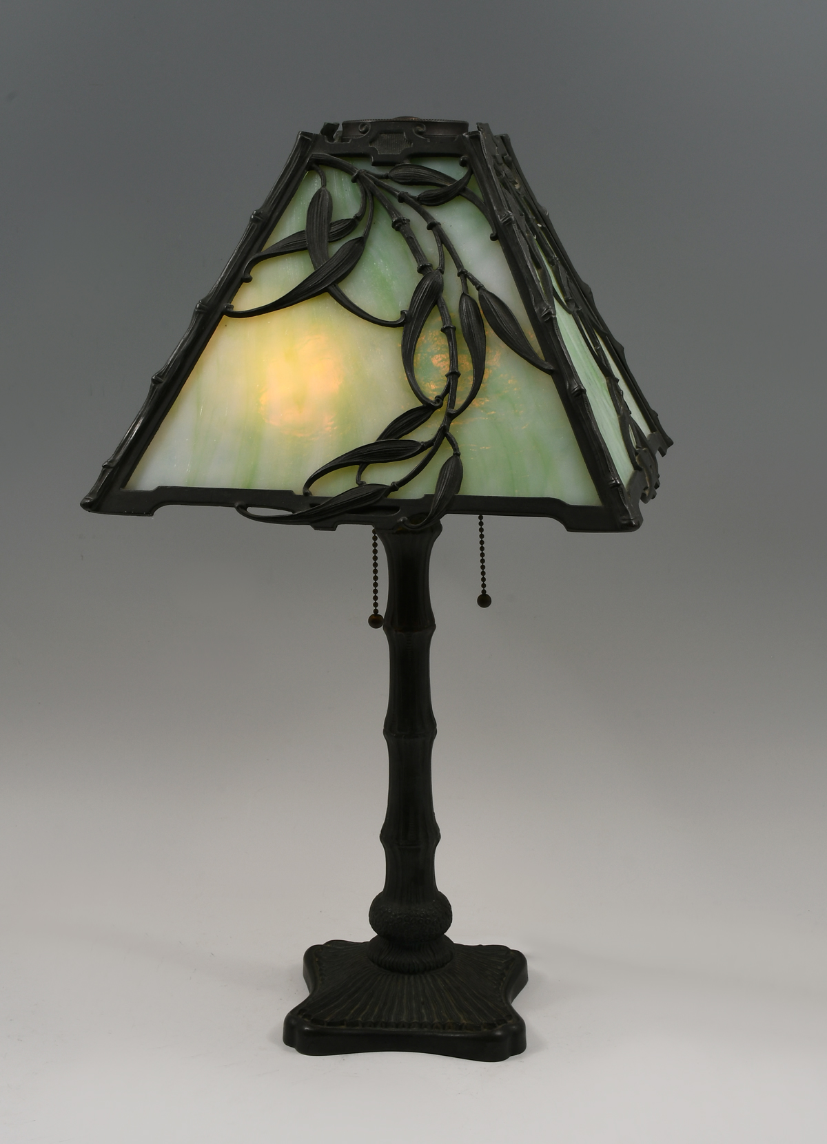 HANDEL? SLAG GLASS & BRONZE