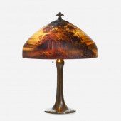 Handel. sunset landscape table