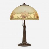 Handel. table lamp with orchid