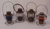 Handlan lantern with orange sh