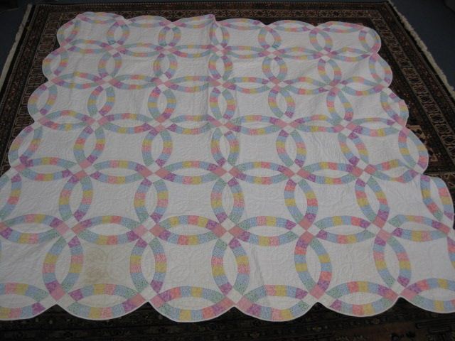 Handmade Antique Quilt ''Double