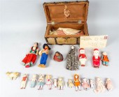 HANDMADE DEERSKIN BOX FILLED W