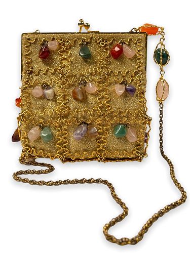 HANDMADE FRENCH GOLD CRYSTAL