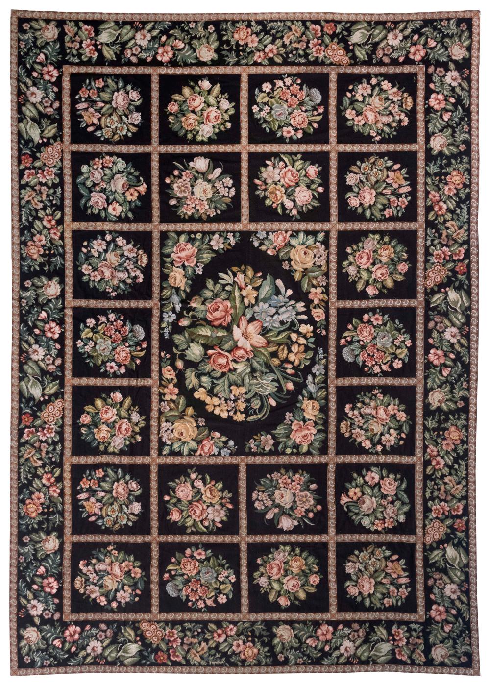 HANDMADE NEEDLEPOINT CARPET: