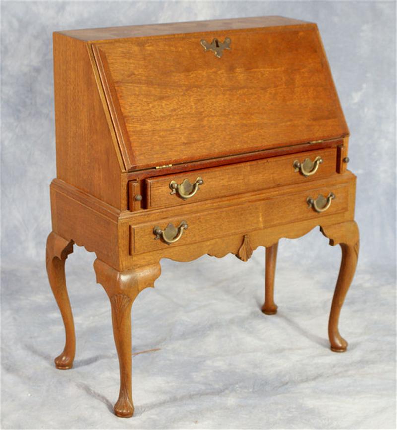 Handmade Queen Anne desk on