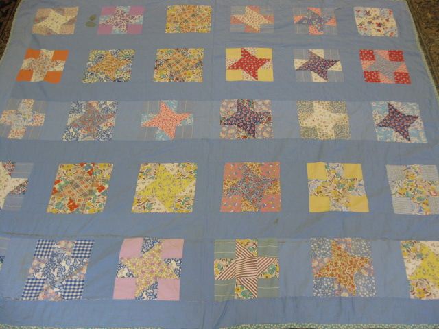 Handmade Quilt star variation
