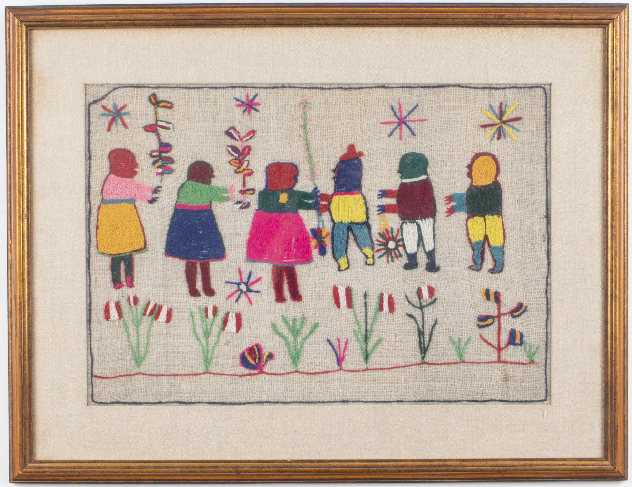 HANDMADE SOUTH AMERICAN NEEDLEPOINT