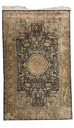 HANDMADE VINTAGE RUG 8FT X