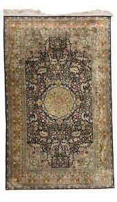 HANDMADE VINTAGE RUG 8FT X 5FT