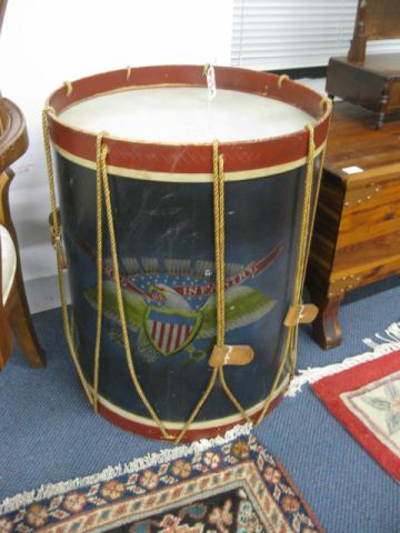 Handpainted Infantry Style Drum