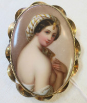 HANDPAINTED PORCELAIN PORTRAIT