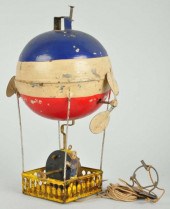 Handpainted Tin Hot Air Balloo