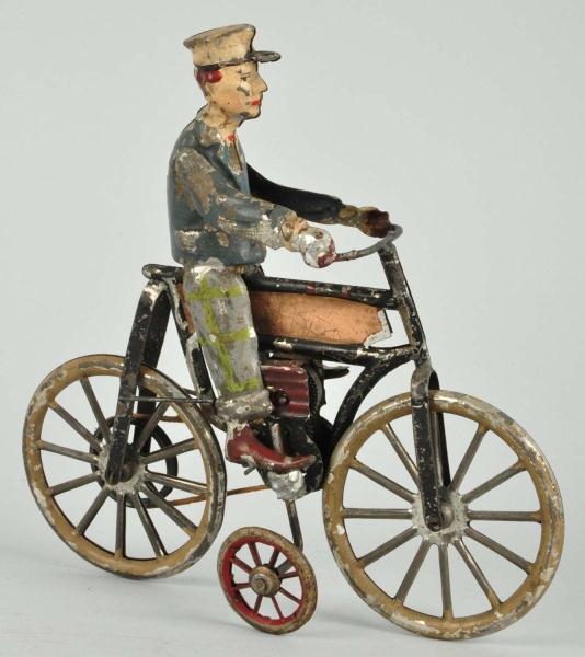 Handpainted Tin Motorcycle